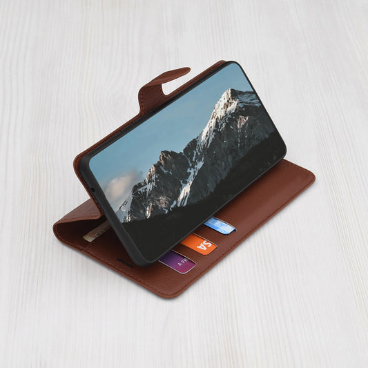 Θήκη για OnePlus 13R, Techsuit, Leather Folio, Καφέ