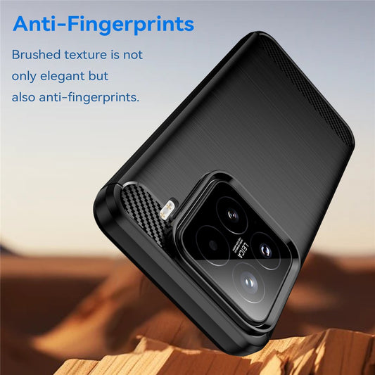 Θήκη για Oppo A6 Pro 5G / A6 Pro 4G, Techsuit, Καρμπόν, Μαύρη