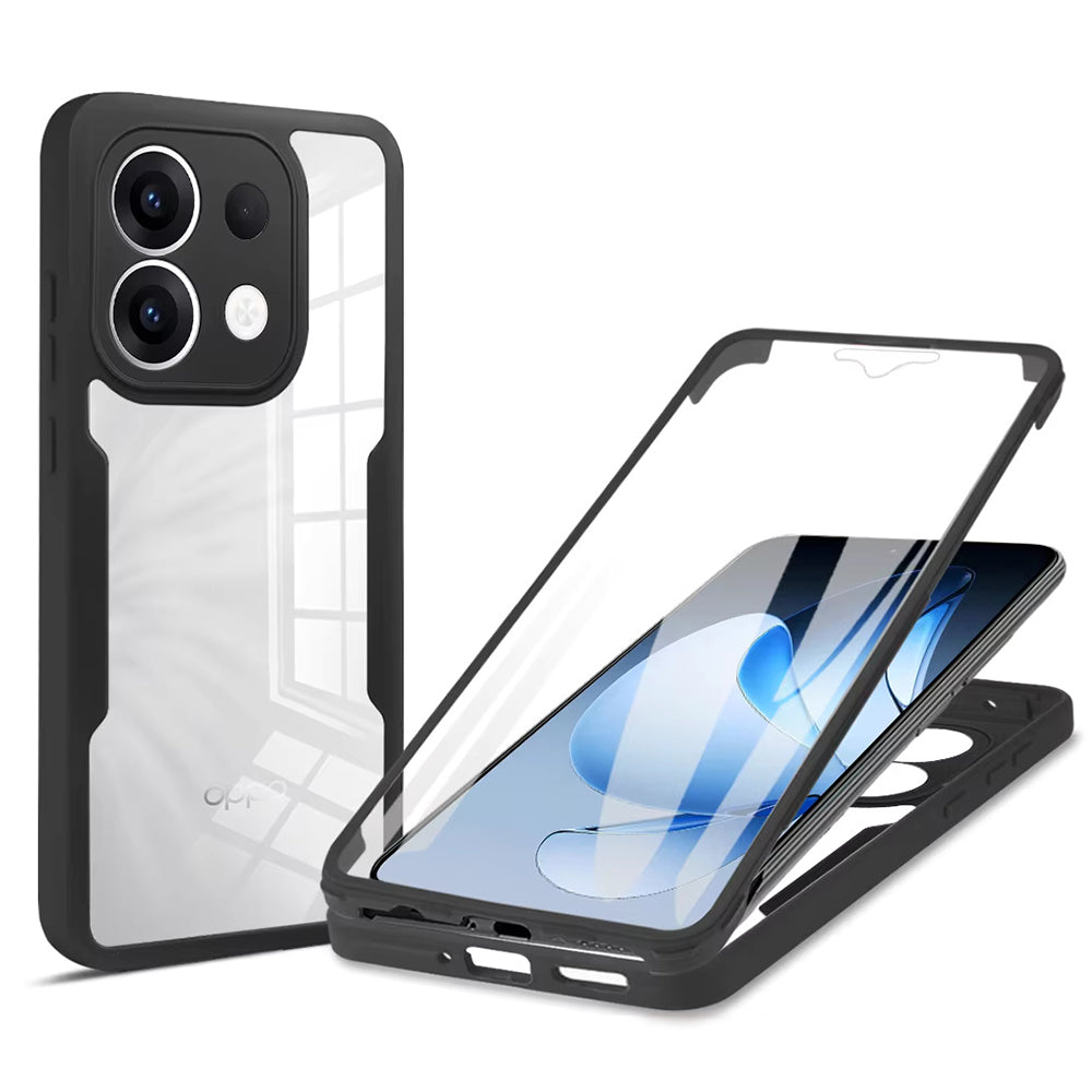 Θήκη για Oppo Reno13, Techsuit, ColorVerse 360, Μαύρο