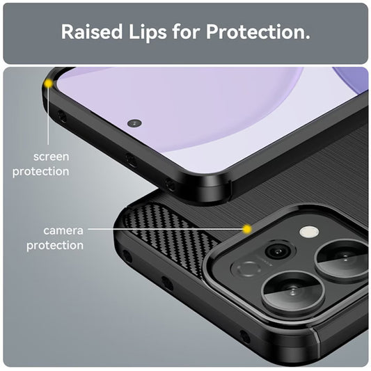 Case for Oppo Reno15 FS / Reno15 F, Techsuit, Carbon, Black