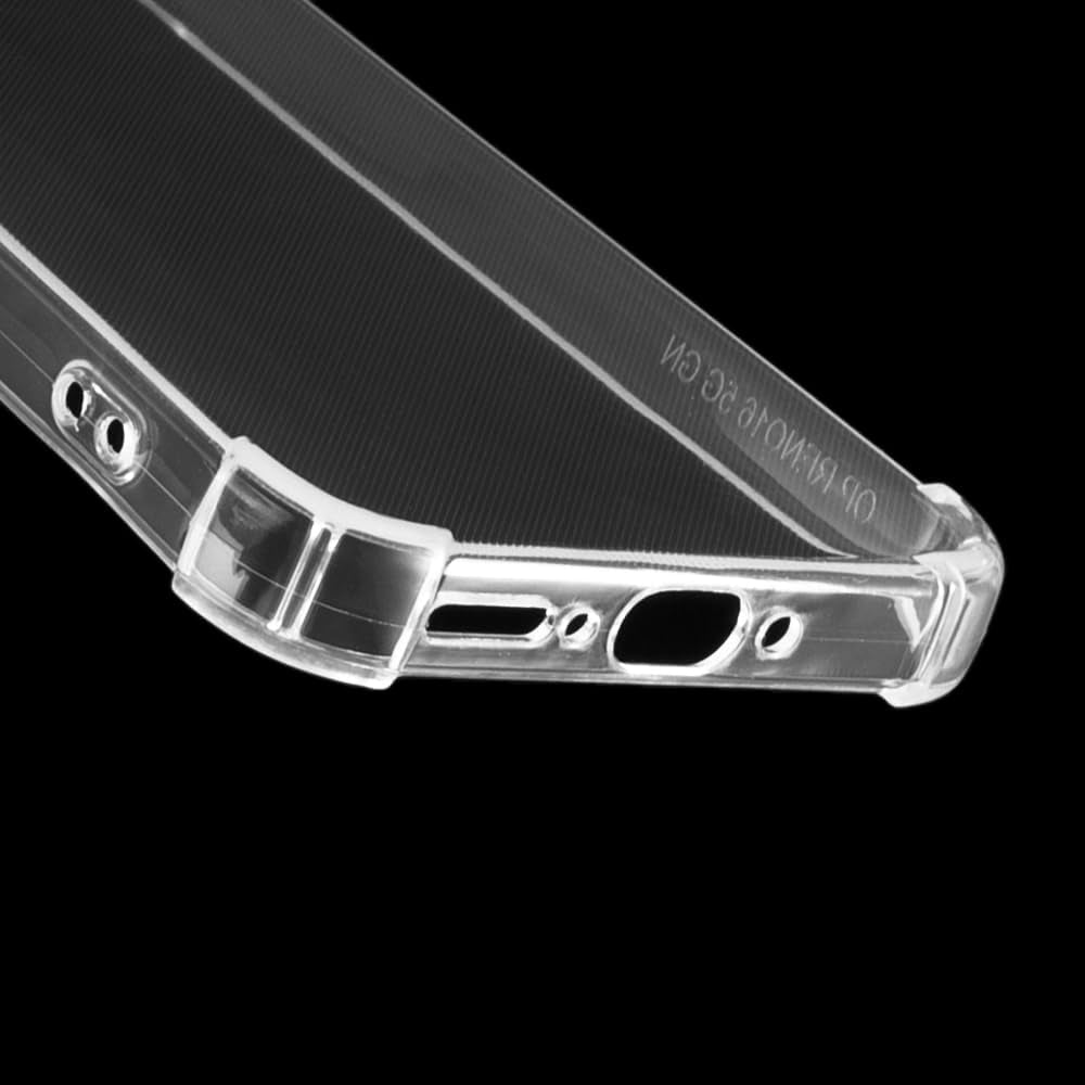 Case for Oppo Reno16, Techsuit, Shockproof Clear, Transparent