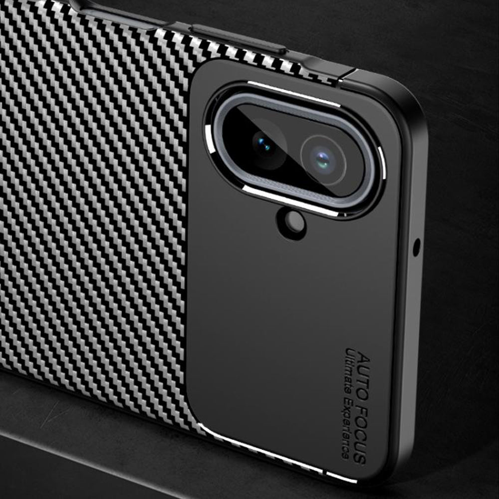 Θήκη για Samsung Galaxy A07 4G A075, Techsuit, CarbonFiber, Μαύρη