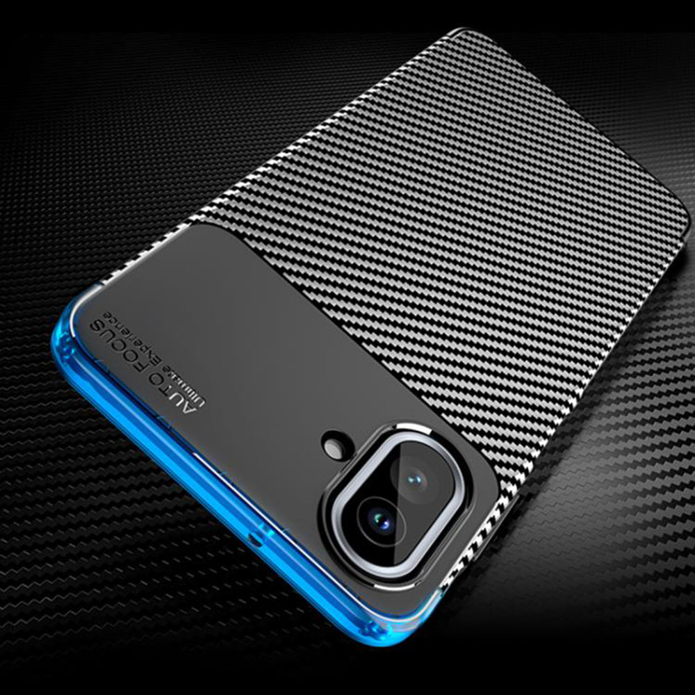 Θήκη για Samsung Galaxy A07 4G A075, Techsuit, CarbonFiber, Μαύρη