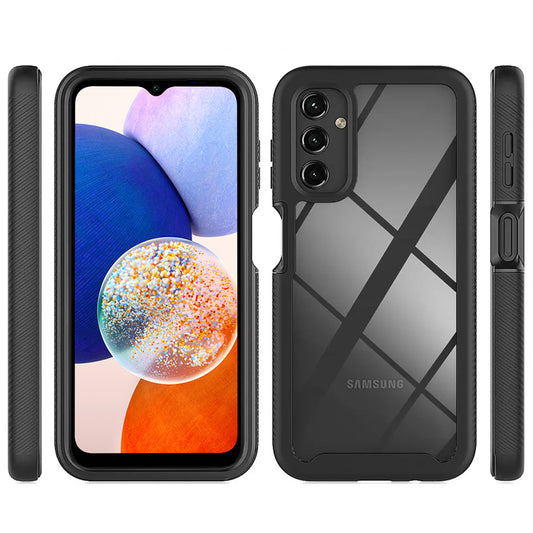 Case for Samsung Galaxy A14 A145 / A14 5G A146, Techsuit, Defense360 Pro, Black