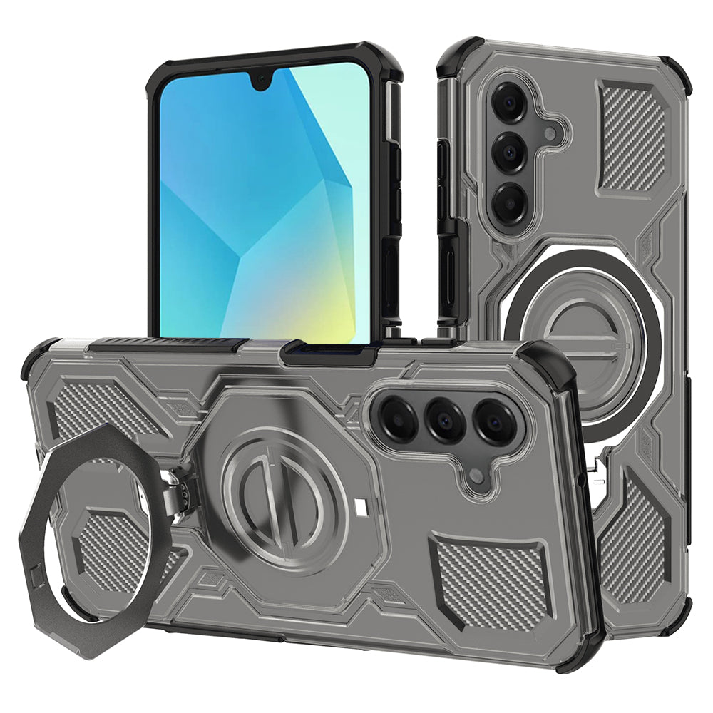 Θήκη για Samsung Galaxy A16 5G A166 / A16 4G A165, Techsuit, Carbon Shield Pro, Καπνού