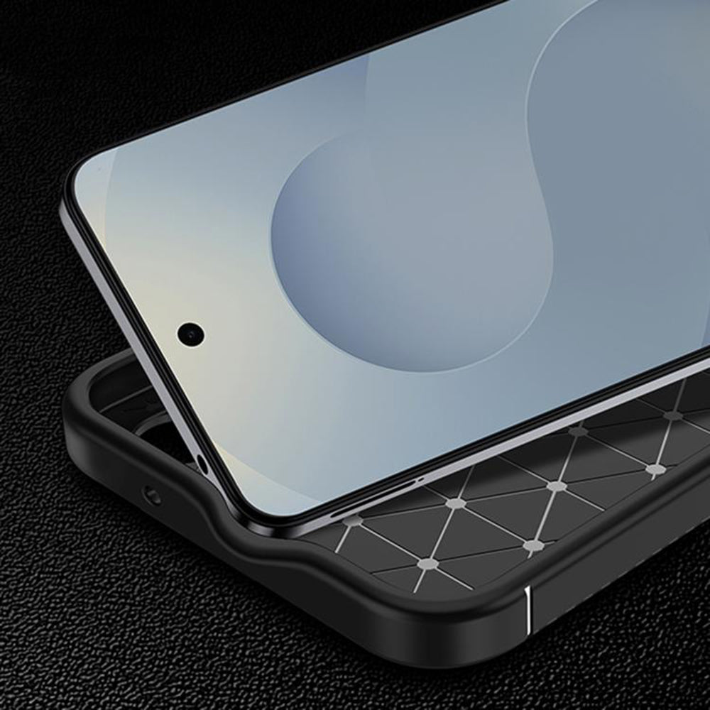 Case for Samsung Galaxy A27 5G, Techsuit, CarbonFiber, Black