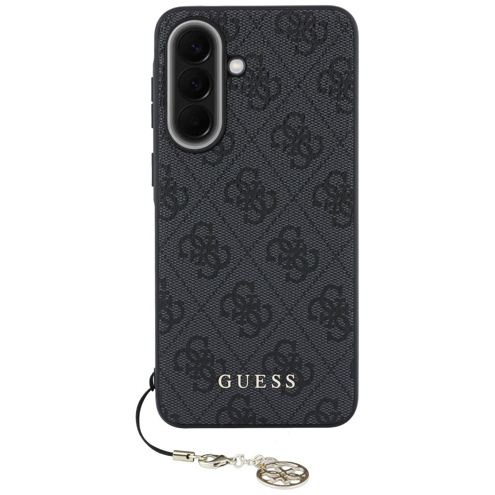 Case for Samsung Galaxy A57 5G, Guess, 4G Classic Logo Charm, Black