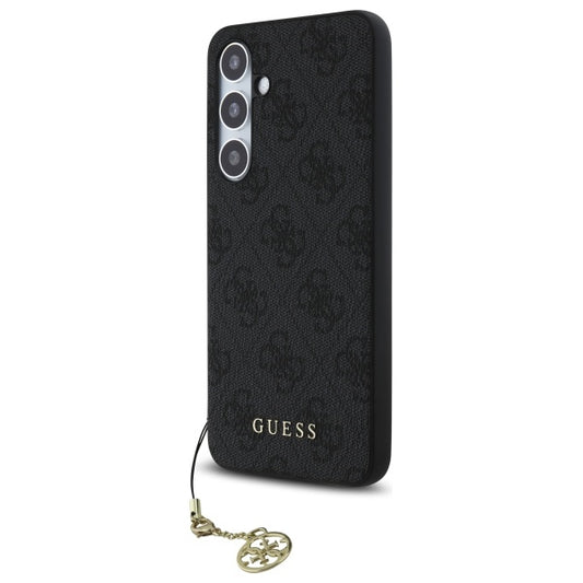 Case for Samsung Galaxy S24 FE S721, Guess, 4G Charm, Grey