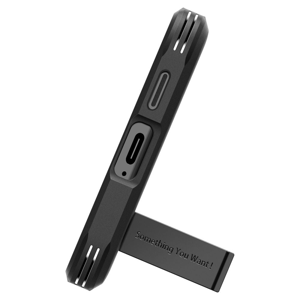 Case for Samsung Galaxy S24 S921, Spigen, Tough Armor, Black ACS07355