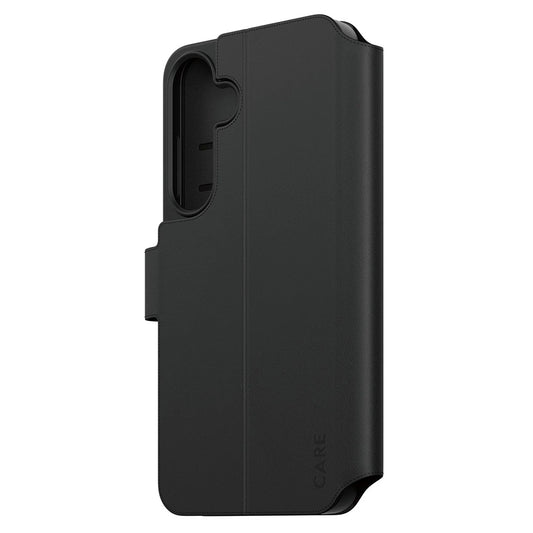 Case for Samsung Galaxy S25+ S936, PanzerGlass, Care Feature Kickstand Wallet, Black