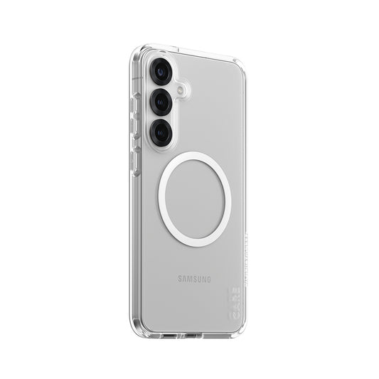 Θήκη για Samsung Galaxy S25+ S936, PanzerGlass, Care Urban Combat, Διαφανής Λευκή