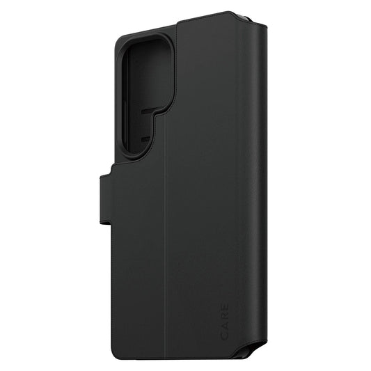 Case for Samsung Galaxy S25 Ultra S938, PanzerGlass, Care Feature Kickstand Wallet, Black