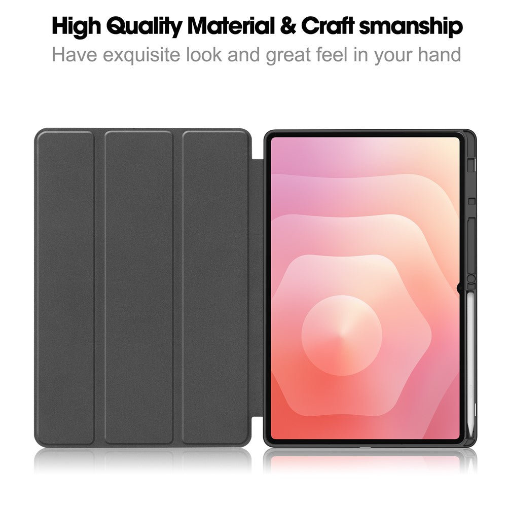 Case for Samsung Galaxy Tab S12 Ultra / Tab S11 Ultra, Techsuit, Flex Trifold, Pink