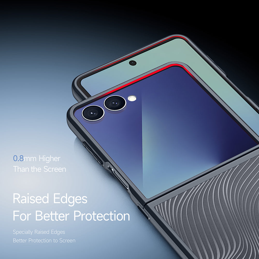 Θήκη για Samsung Galaxy Z Flip7 F766, DUX DUCIS, Aimo, Μαύρο