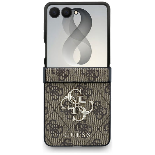 Θήκη για Samsung Galaxy Z Flip8 F776, Guess, 4G Big Logo, Καφέ