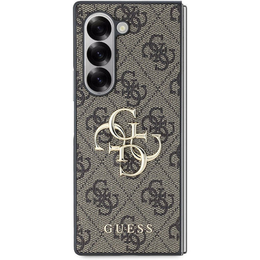 Θήκη για Samsung Galaxy Z Fold6 F956, Guess, 4G Metal Logo, Καφέ