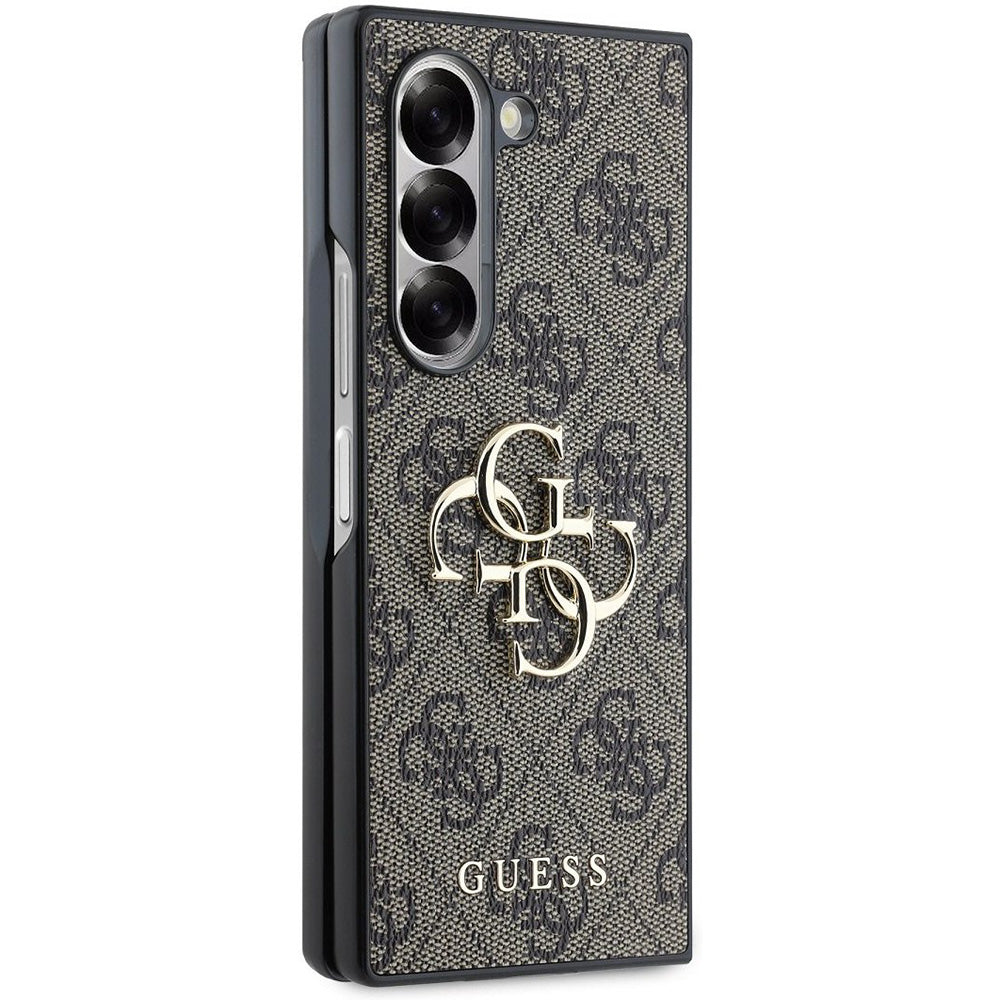 Θήκη για Samsung Galaxy Z Fold6 F956, Guess, 4G Metal Logo, Καφέ