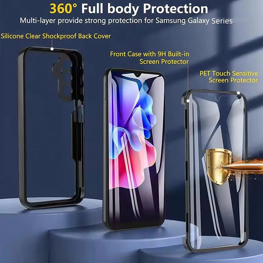 Θήκη για Xiaomi 15T Pro, Techsuit, ColorVerse 360, Μαύρη