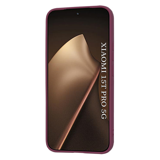 Θήκη για Xiaomi 15T Pro, Techsuit, SoftFlex, Βυσσινί