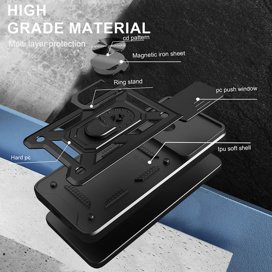 Θήκη για Xiaomi 15T, Techsuit, CamShield, Μαύρη