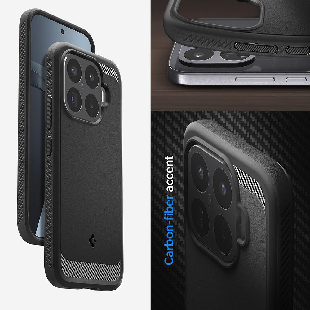 Θήκη για Xiaomi 17T Pro, Spigen, Rugged Armor, Μαύρη ACS11869
