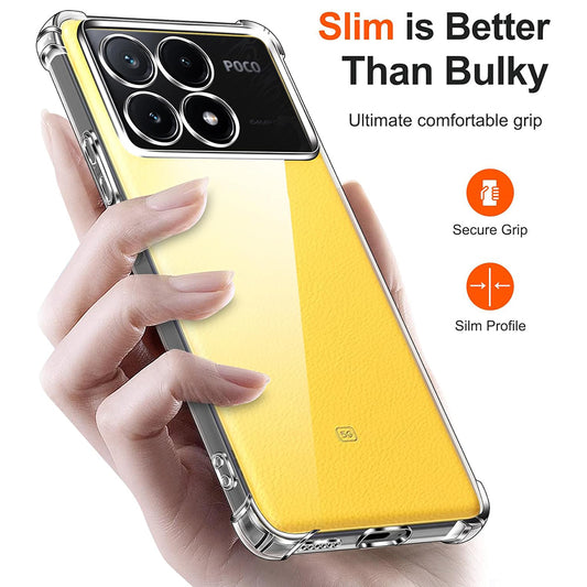 Θήκη για Xiaomi Poco X6 Pro, Techsuit, Ανθεκτική σε Κρούσεις Διαφανής, Διάφανη