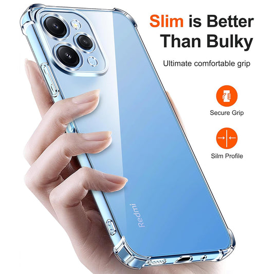 Θήκη για Xiaomi Redmi 12 5G / 12, Techsuit, Ανθεκτική σε Κρούσεις Διαφανής, Διάφανη
