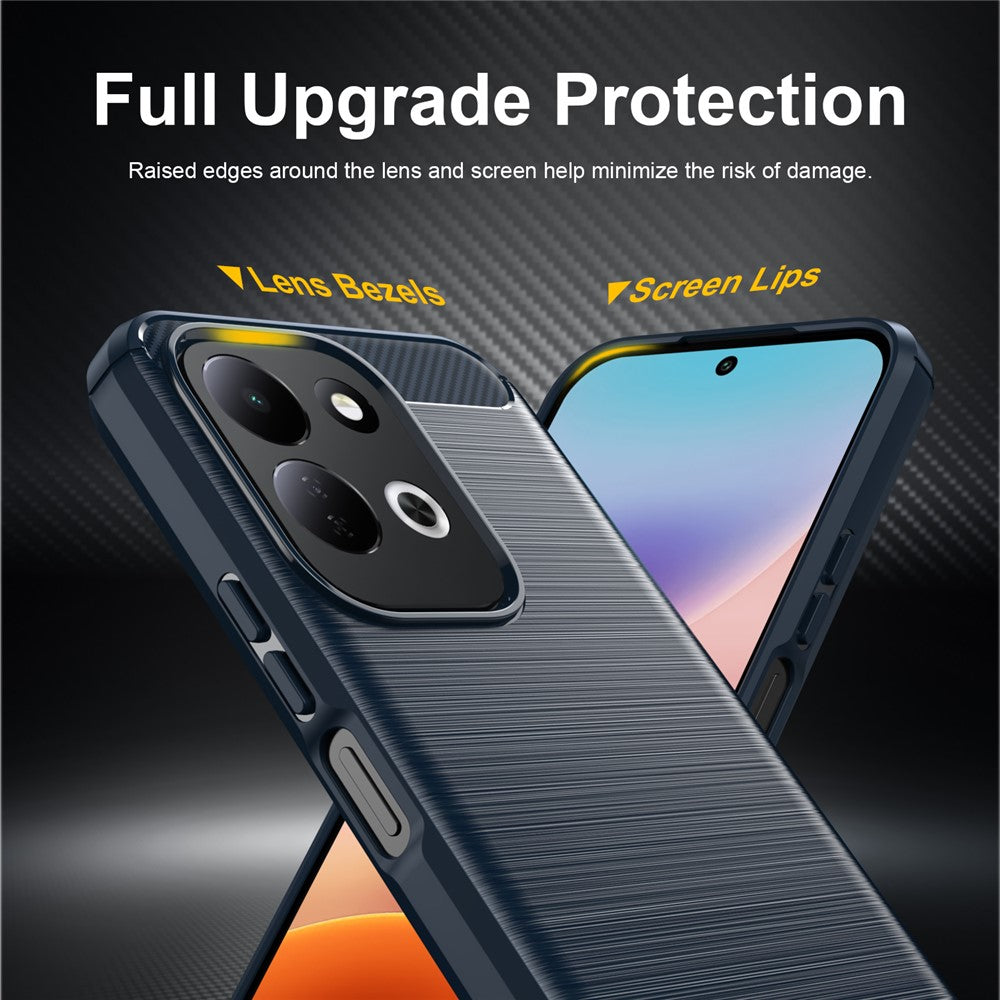 Θήκη για Xiaomi Redmi 17 5G / 17 4G, Techsuit, Carbon, Μπλε
