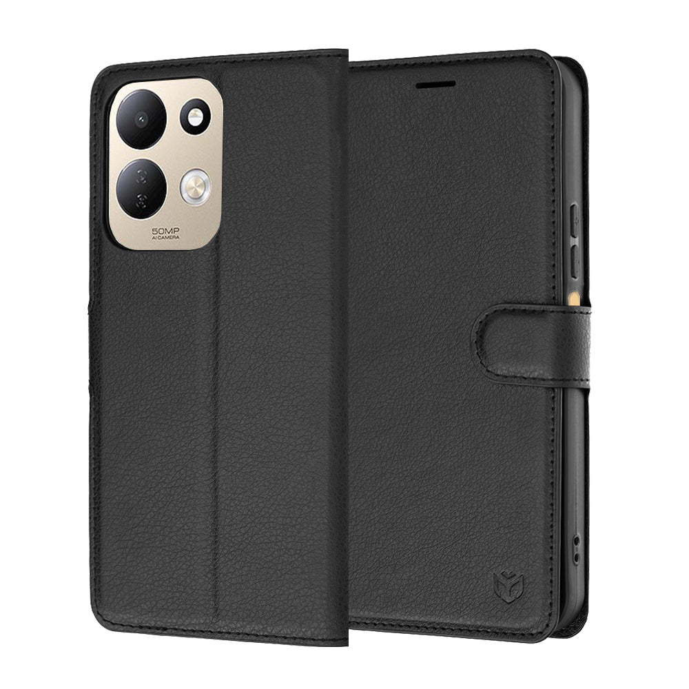 Θήκη για Xiaomi Redmi 17 5G / 17 4G, Techsuit, Leather Folio, Μαύρο