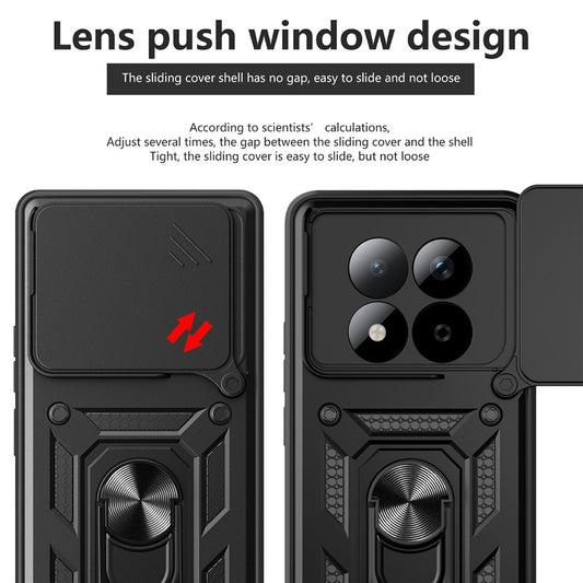 Θήκη για Xiaomi Redmi Note 15 Pro 5G, Techsuit, CamShield, Ροζ Χρυσή