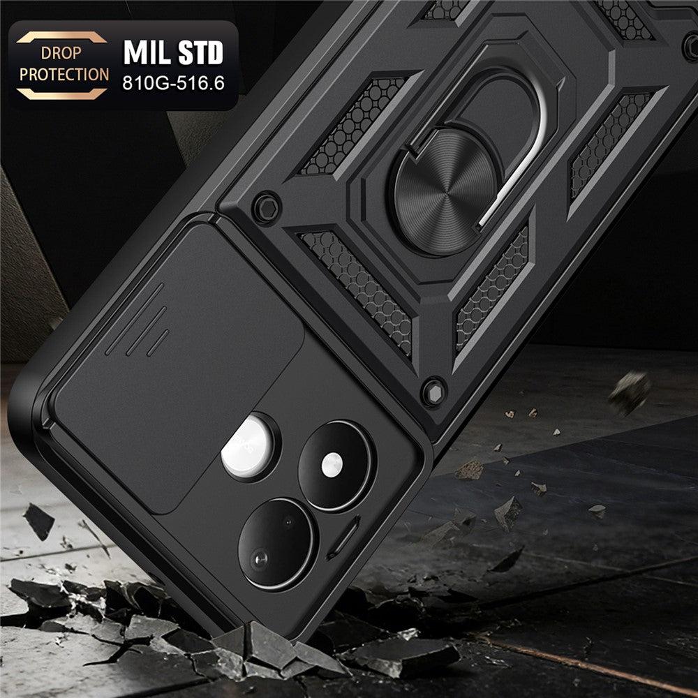 Θήκη για Xiaomi Redmi Note 17 4G / Note 17 5G, Techsuit, CamShield, Μαύρο