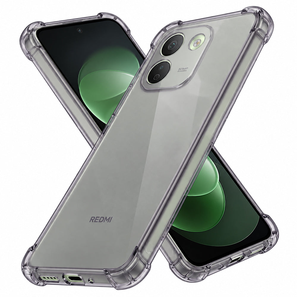 Θήκη για Xiaomi Redmi Note 17 Pro Max, Techsuit, Ανθεκτική σε Κρούσεις Διαφανής, Καπνιστή