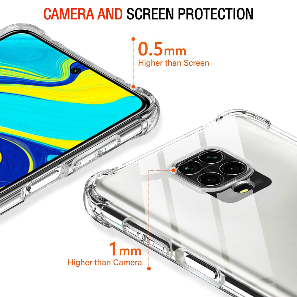 Θήκη για Xiaomi Redmi Note 9S / Note 9 Pro / Note 9 Pro Max, Techsuit, Ανθεκτική σε Κρούσεις Διαφανής, Διαφάνεια
