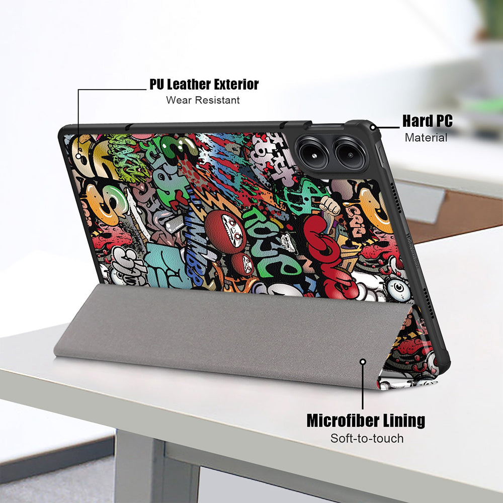 Θήκη για Xiaomi Redmi Pad Pro / Pad / Pad Pro 5G, Techsuit, FoldPro Urban Vibe, Πολύχρωμο