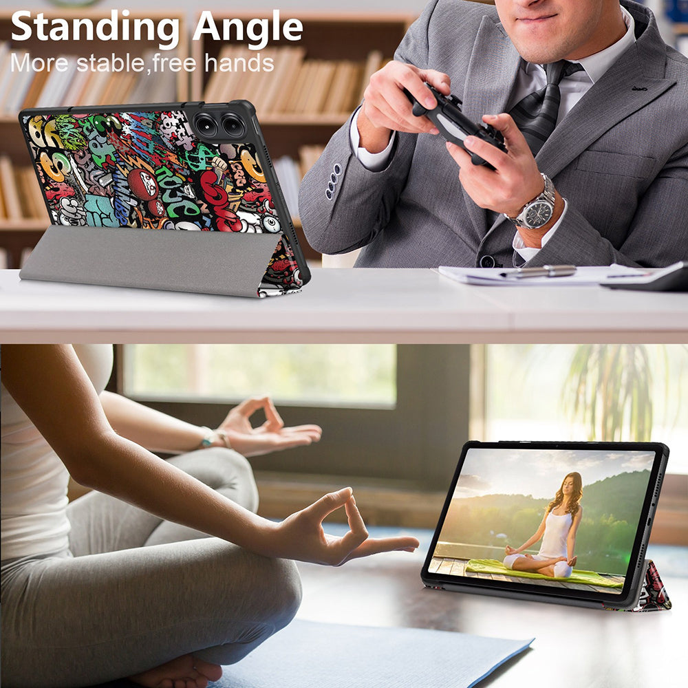Θήκη για Xiaomi Redmi Pad Pro / Pad / Pad Pro 5G, Techsuit, FoldPro Urban Vibe, Πολύχρωμο
