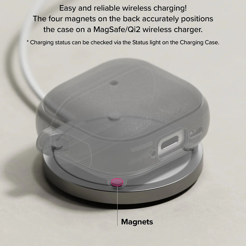 Θήκη Ringke Onyx Magnetic για Apple AirPods 4, Γκρι