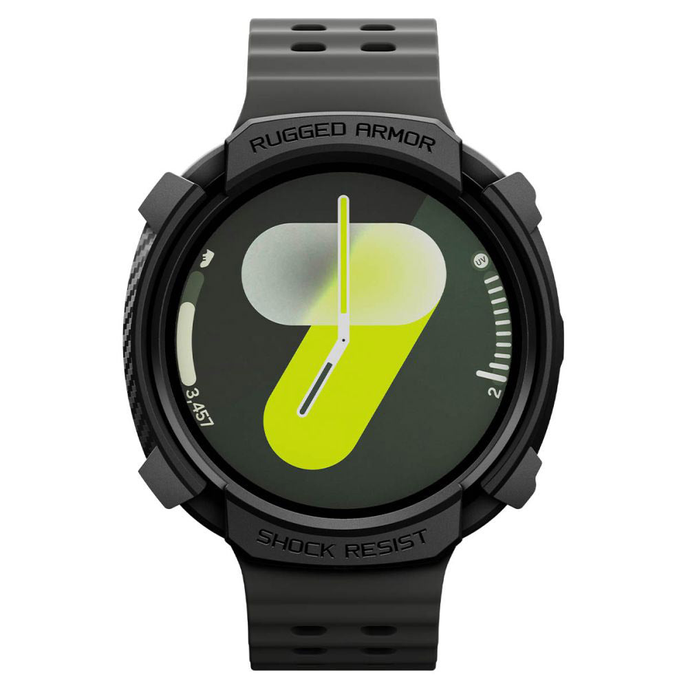 Spigen Rugged Armor Case for Samsung Galaxy Watch9 / Watch8 44mm, Matte Black ACS10006