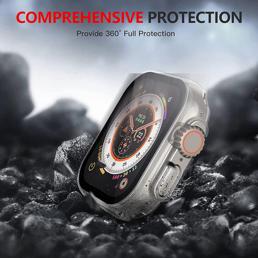 Θήκη Techsuit Defense360 Pro για Apple Watch Ultra Series, Διαφανής
