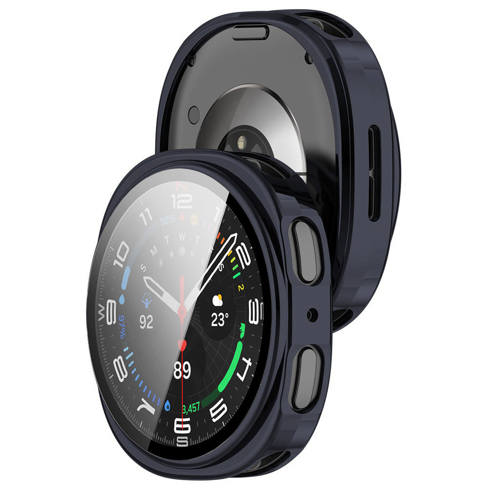 Techsuit Defense360 Pro Case for Samsung Galaxy Watch9 / Watch8 44mm, Navy Blue