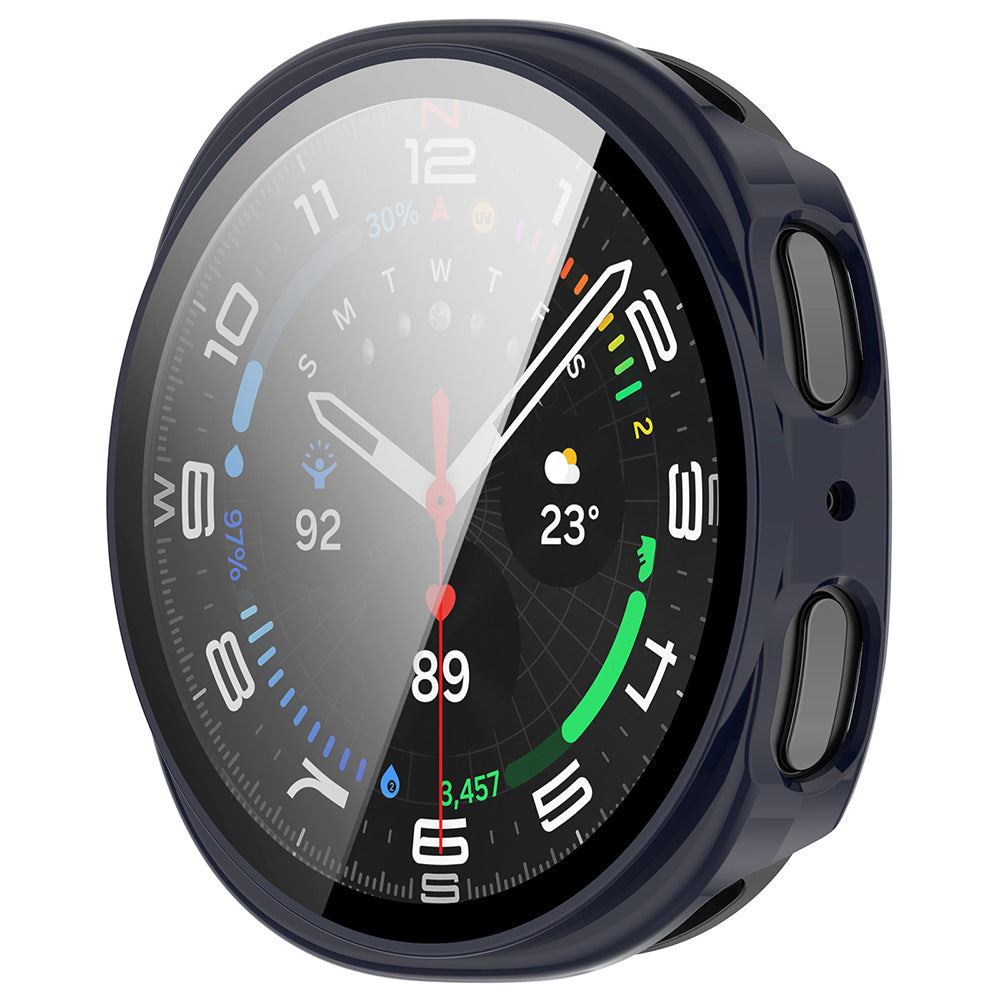 Techsuit Defense360 Pro Case for Samsung Galaxy Watch9 / Watch8 44mm, Navy Blue