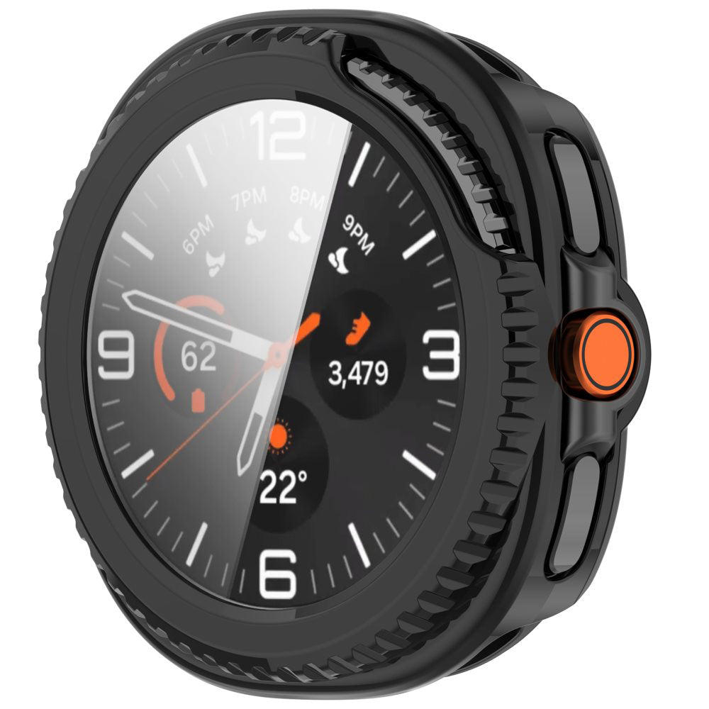 Techsuit Defense360 Pro Case for Samsung Galaxy Watch8 Classic, Navy Blue