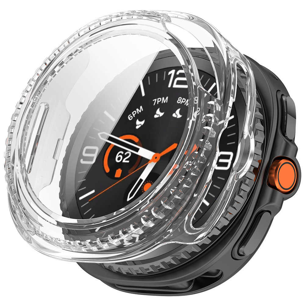 Techsuit Defense360 Pro Case for Samsung Galaxy Watch8 Classic, Transparent