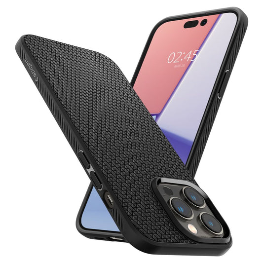 Θήκη για Apple iPhone 14 Pro, Spigen, Liquid Air, Μαύρο Ματ ACS04957