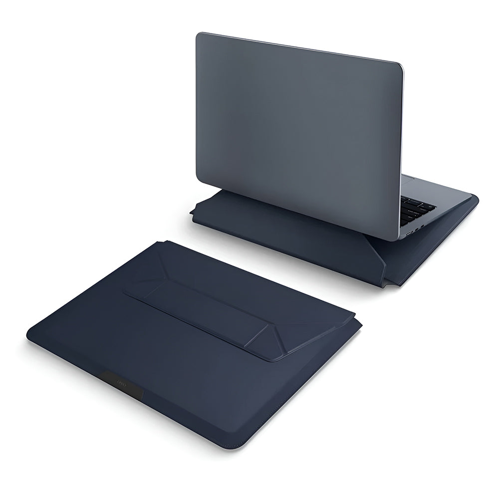 UNIQ Oslo Case for Laptop up to 14inch, Navy Blue