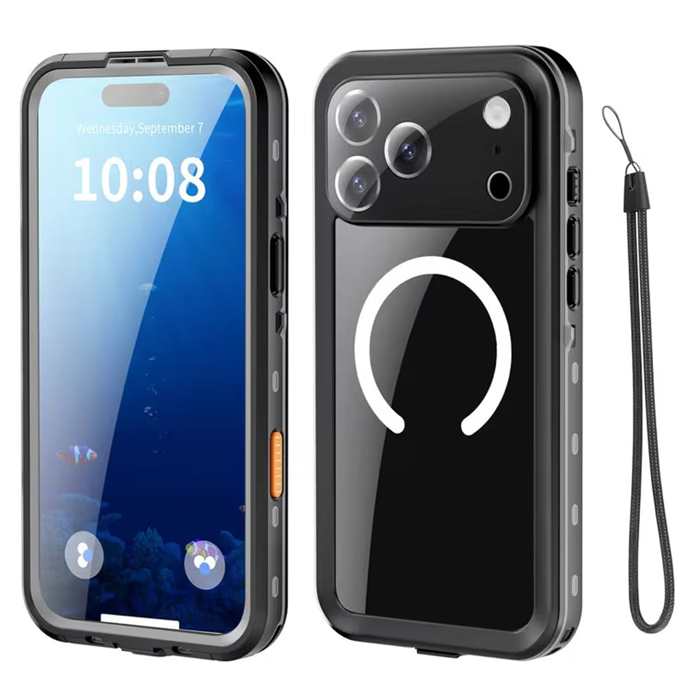 Αδιάβροχη Θήκη για Apple iPhone 18 Pro / 17 Pro, ShellBox, Μαύρη