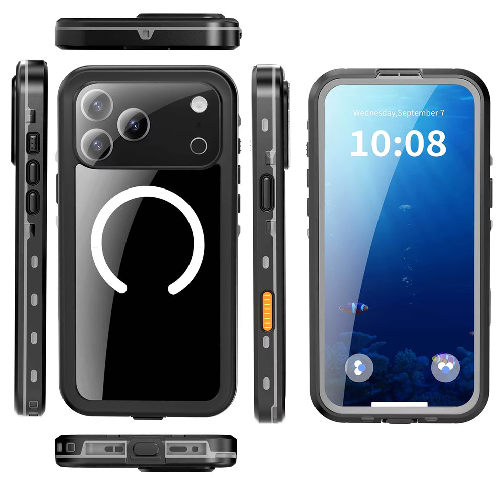 Αδιάβροχη Θήκη για Apple iPhone 18 Pro / 17 Pro, ShellBox, Μαύρη