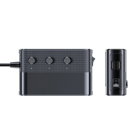 Φορτιστής Αυτοκινήτου 3MK Power Splitter, 120W, 3A, 3 x USB-A - 1 x USB-C - 3 x Επέκταση Αναπτήρα, Μαύρο