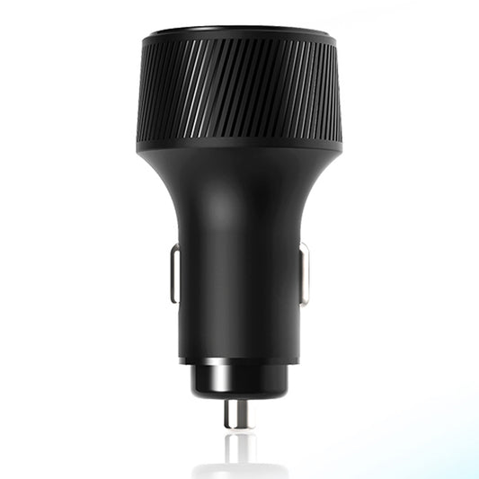 Φορτιστής Αυτοκινήτου Yesido Y31 Display, 18W, 3A, 2 x USB-A, Μαύρο