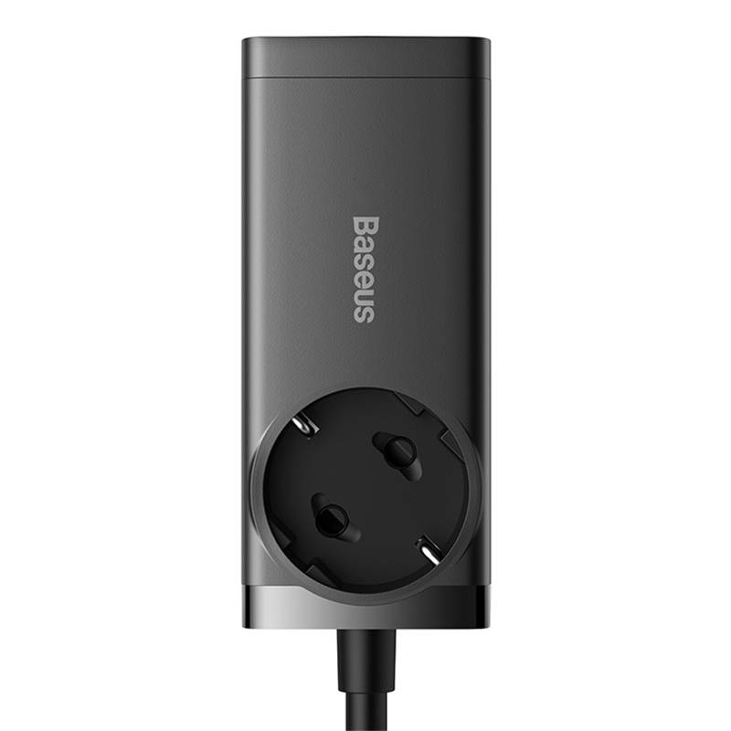 Πολύπριζο Baseus GaN3 Pro, 1 x Schuko - 2 x USB-A - 2 x USB-C, Μαύρο PSZM000901