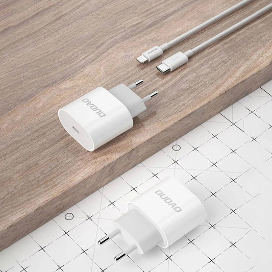 Φορτιστής Δικτύου με Καλώδιο USB-C Dudao A14EUC, 20W, 3A, 1 x USB-C, Μαύρο